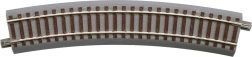 ROCO geoLINE binario curvo con massicciata R502,7 mm, 22,5°, H0