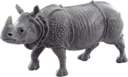Rinoceronte figurina in plastica 14 cm