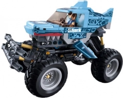 Sluban Power Bricks Auto a carica Off-road Squalo Blu