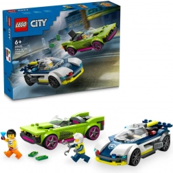 Lego City inseguimento della polizia con muscle car 60415