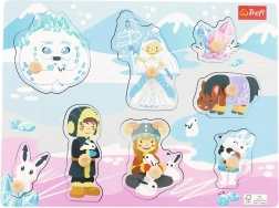 Puzzle in legno medio Castello di Ghiaccio, 8 pezzi