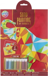Set creativo Pittura con sabbia secondo i numeri