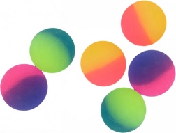 Palline rimbalzanti neon 6 cm – set
