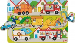 GOKI puzzle in legno - Sulla strada