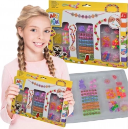 Set creativo per realizzare braccialetti con perline e lettere SIMBA ART&FUN