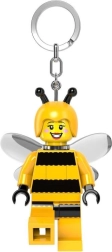 Portachiavi luminoso LEGO minifigure ragazza bombo