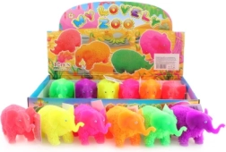 Elefante gommoso sbarazzino luminoso, ca. 12 cm
