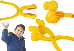 Creatore di neve – dinosauro per fare palle di neve, giallo