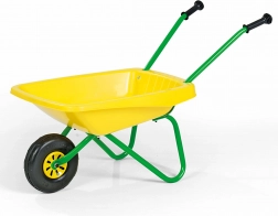 Carriola da giardino per bambini con telaio in metallo – gialla