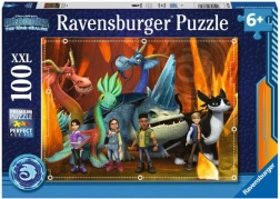 RAVENSBURGER puzzle per bambini DRAGONS: I NOVE REGNI XXL 100 pezzi