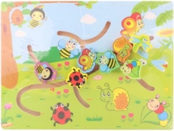 Labirinto di legno con animaletti