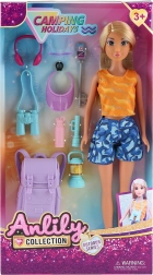 Bambola in viaggio con accessori