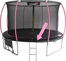 copertura protettiva per molle per trampolino sport max 6 ft nero‑rosa