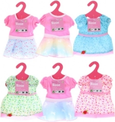 Vestitini per bambola 40–45 cm, mix di colori