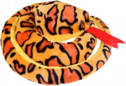 Serpente di peluche boa blu 160 cm – giallo