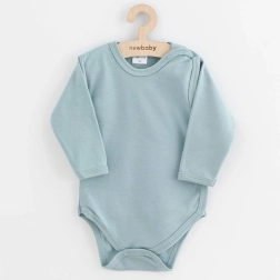 Body per neonati completamente apribile New Baby Classic II, verde menta scuro, taglia 50