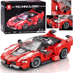 Kit di costruzione tecnica – Cabriolet sportivo rosso, 360 pezzi