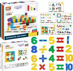 Woopie set di costruzione matematico con blocchi e schemi 148 pezzi