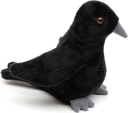 Corvo di peluche 12 cm eco friendly