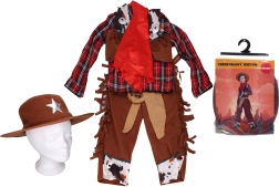 costume di carnevale cowboy M 110–120 cm