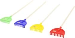 Rastrello per bambini con manico in legno 76 cm