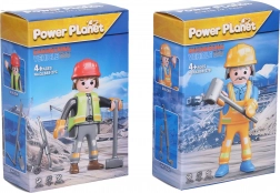 Figura operaio da costruzione 7 cm