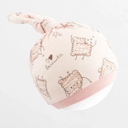 cuffietta in cotone per bambini New Baby Biscuits rosa