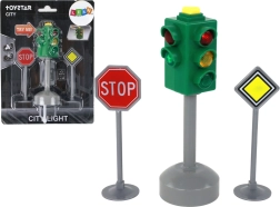 Semaforo luminoso con suoni per bambini 12 cm