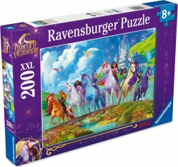 puzzle XXL 200 pezzi RAVENSBURGER – UNICORN ACADEMY (Accademia degli unicorni)