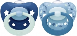 Ciuccio NUK Signature, in silicone, 6–18 mesi, 2 pz