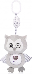 Giocattolo di peluche per passeggino e lettino con melodie CHIPOLOINO Owl