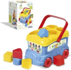 Clementoni Baby Autobus con Forme Disney Topolino