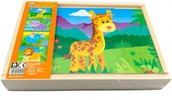Puzzle in legno – ZOO 4 animali