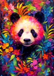 Puzzle Cucciolo di panda giocoso 1000 pezzi