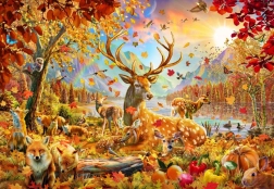 Puzzle Bluebird Animali d’autunno 1000 pezzi