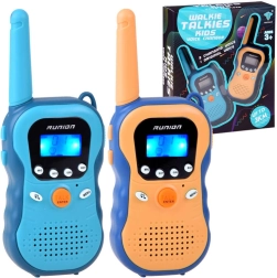 Ricetrasmittenti walkie talkie per bambini con raggio fino a 3 km e cambia-voce
