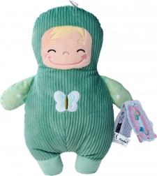 Bambola di peluche Squishbabies con vestitino verde 28 cm
