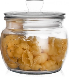 Barattolo in vetro per alimenti 600 ml con coperchio