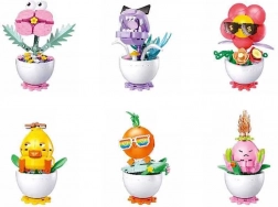 Sluban Flowers piante in vaso – set di costruzione creativo 6 pz