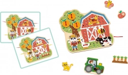 Gioco di infilatura Fattoria 2Kids Toys