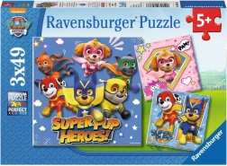 Puzzle Ravensburger PAW Patrol 3×49 pezzi