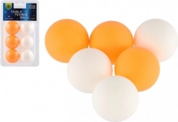 Palline da ping pong 6 pz in plastica 4 cm