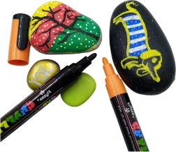 Set di pennarelli acrilici colori intensi 12 pz