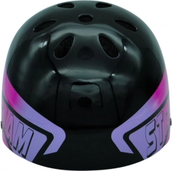 Casco Dazzler nero con dettagli blu‑viola – taglia S