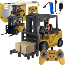 Carrello elevatore radiocomandato WOOPIE 2 in 1 in scala 1:24