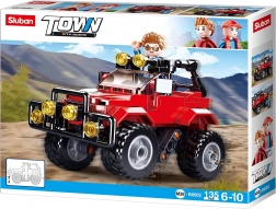 Sluban Town Jeep rosso – set di costruzione 135 pezzi