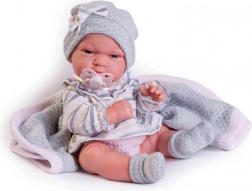 Bambola realistica neonato con corpo interamente in vinile 33 cm ANTONIO JUAN