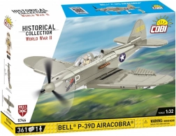 Modello di Costruzione del Caccia Bell P-39D Airacobra di 361 Pezzi