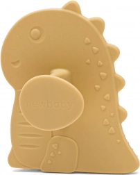 Spugna-spazzola da bagno in silicone NEW BABY – beige, dinosauro