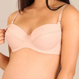 Reggiseno da allattamento semirigido New Baby Eva beige